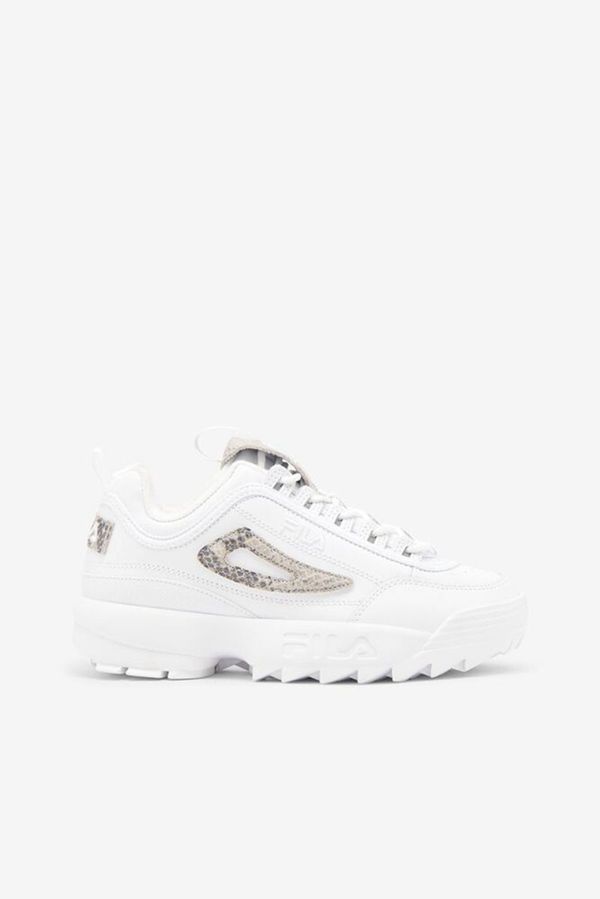 Tênis Fila Mulher Branco/Branco - Fila Disruptor 2 Snake Loja Online Portugal,WAUR-05368